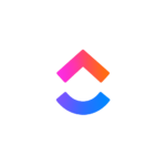 ClickUp logo - Best project management tool with 30% annual discount