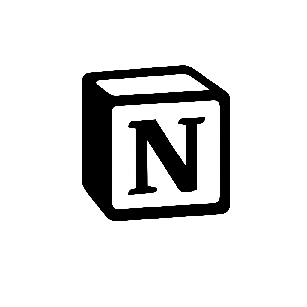 Notion logo - All-in-one workspace with integrated AI and annual discounts