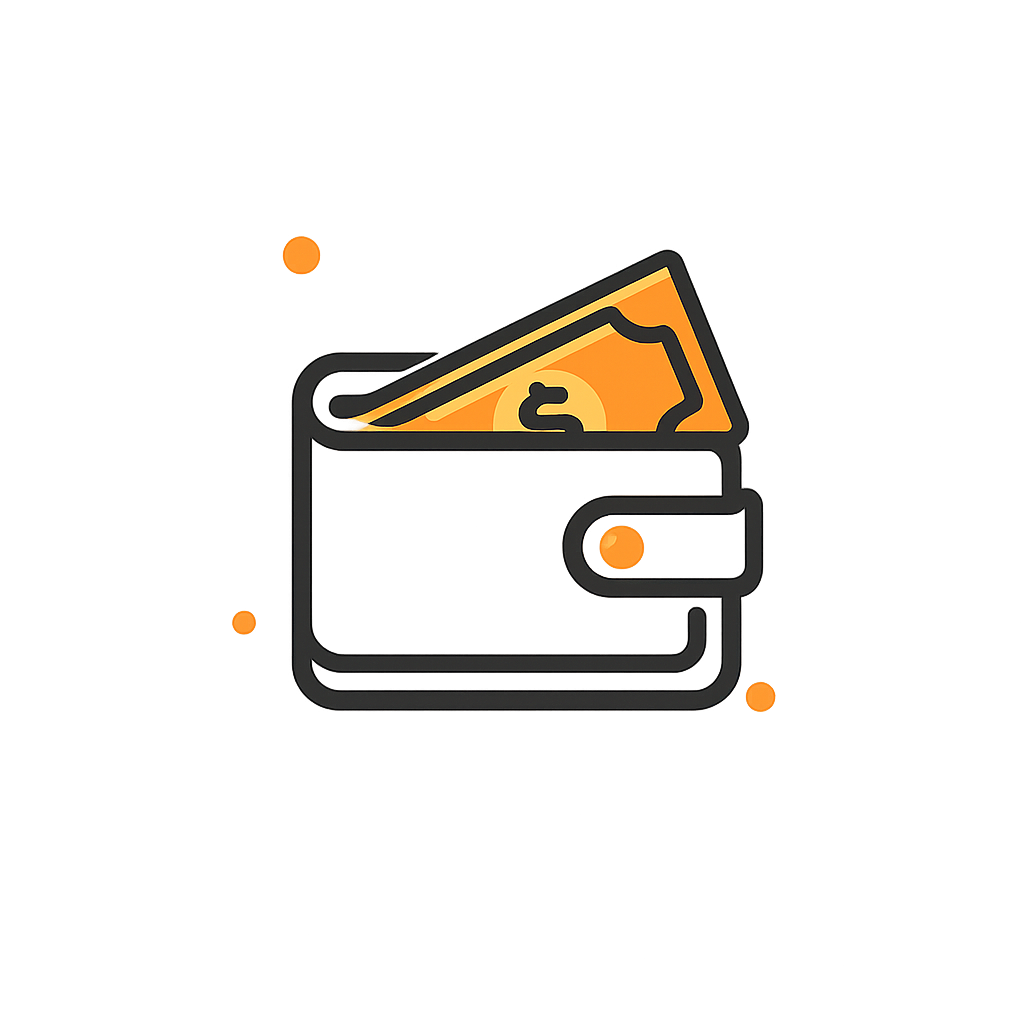 Finance and personal money management icon